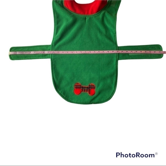Petco set of 2 reversible fleece dog coats green/ red plaid & blue/Gray argyle - Picture 14 of 14